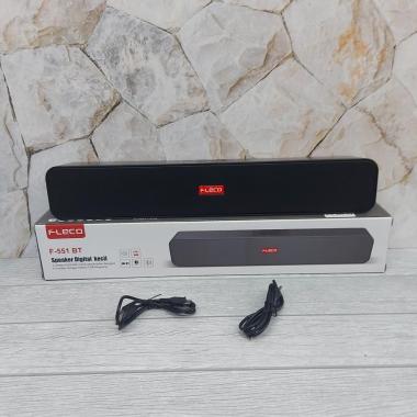 Speaker Soundbar Bluetooth Charging USB Micro Sd Aux Fleco F 551BT Cas