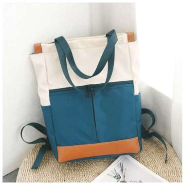 Tas Ransel Korean Style 15.6 Inch Macbook Laptop Bag Wanita Premium Korean Bag Multicolor