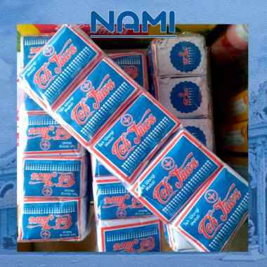teh jawa 1 slop isi 10 biru