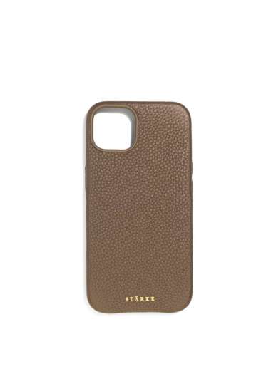 STARKE - AEGIS FAWN Aesthetic Leather Cover Case Iphone 13 Woody Brown