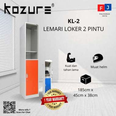 KOZURE LOKER BESI LEMARI LOKER KABINET KL-2 Filling Cabinet
