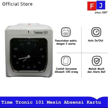 TimeTronic 101 Mesin Absensi Karyawan Kartu