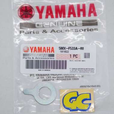 Plat Indikator Kampas Rem Tromol Belakang Yamaha Mio Gt Ori