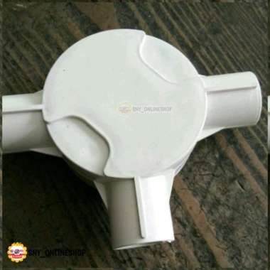 T Dos / T Dus Cabang 3 Putih 20mm