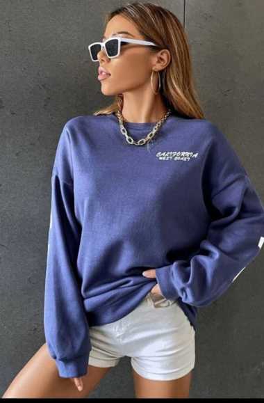 Sweater wanita berkualitas - California Sweater. M hitam