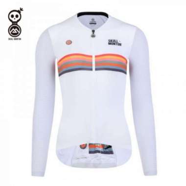 JERSEY SEPEDA MONTON WOMEN HOLIDAY LONG WHITE ORIGINAL M