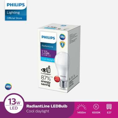 Philips Lampu LED Radiant Line 13W E27 6500K 230V - Putih