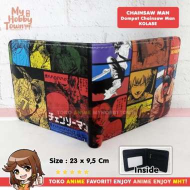 Dompet Anime Chainsaw Man : Kolase Denji Komik