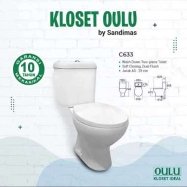 toilet closet duduk ulu paket hemat tinggal pasang Multivariasi Multicolor