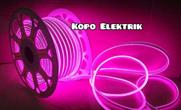 Lampu Strip LED Flexible / Neon Flex Lampu Selang Warna Pink