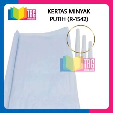 3 GULUNG (15 LEMBAR) KERTAS MINYAK 75X100 NON MERK / KERTAS SAGON PUTIH R-1542