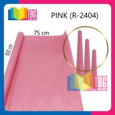 3 GULUNG (15 LEMBAR) KERTAS MINYAK 75X100 NON MERK / KERTAS SAGON PINK R-2404