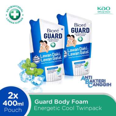 Promo Harga Biore Guard Body Foam Energetic Cool 450 ml - Blibli