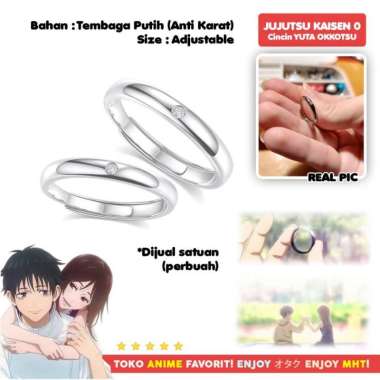 Cincin Yuta Okkotsu Rika Orimoto Anime Jujutsu Kaisen Cosplay