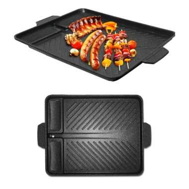 ZS [DDS Infinity] Grill Pan Yakiniku Alat Panggangan Daging/Alat panggang BBQ Grill Anti Lengket Pan