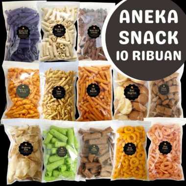 10ribuan, Macam2 Aneka Snack Cemilan Ringan Pedas, Asin, Manis Keripik Kaca Asin