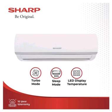 AC Sharp AH-A5BEY AC Split 1/2 PK 0.5 Pk Standard GARUDA SERIES PLUS PASANG SOLO