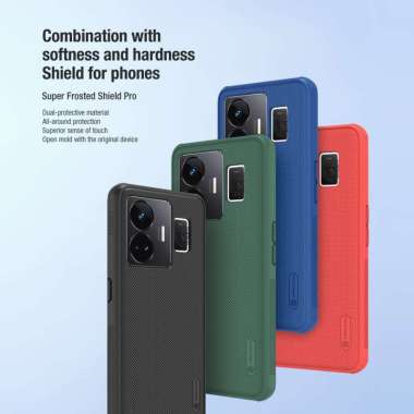Case Realme GT Neo 5, Realme GT3, Realme GT Neo 5 SE - Nillkin Frosted Shield Pro (Hard Case) Red