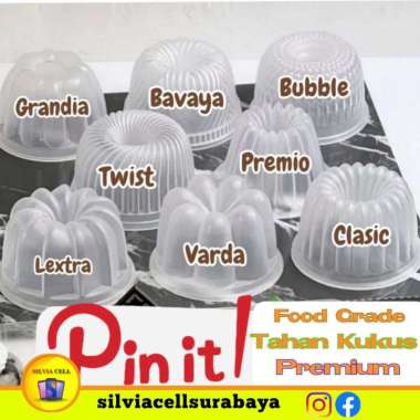 CETAKAN Puding Jelly Agar MINI FOOD GRADE Import Premium lextra