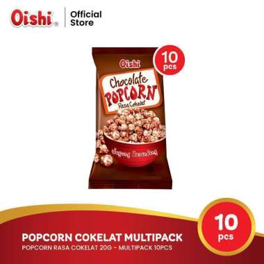 Oishi Popcorn Coklat Renceng (10pcs*20gr)