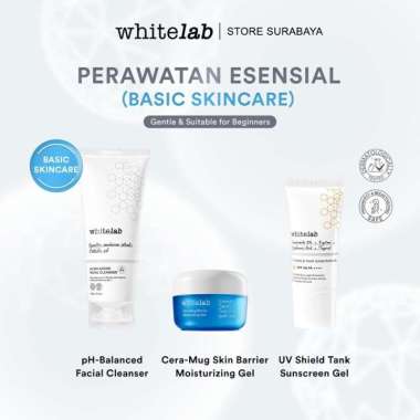Whitelab Basic Skincare (SSP) - Sabun, Sunscreen, Pelembab