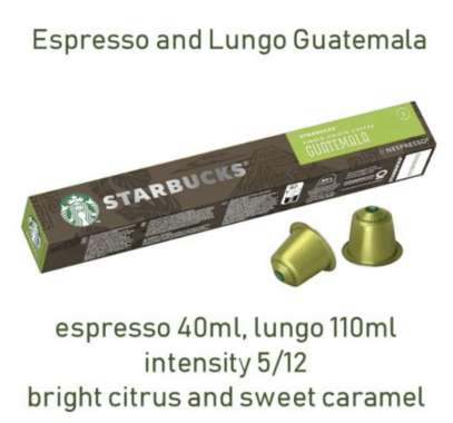 Starbucks NESPRESSO Guatemala Coffee Capsule - ORIGINAL