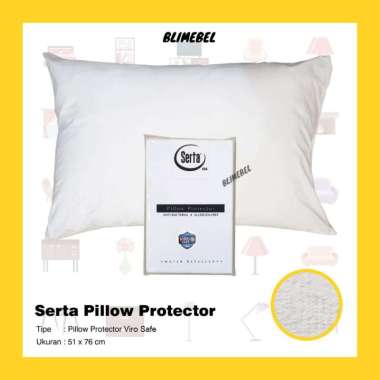 Serta Pillow Protector Viro Safe / Sarung Pelindung Bantal Serta