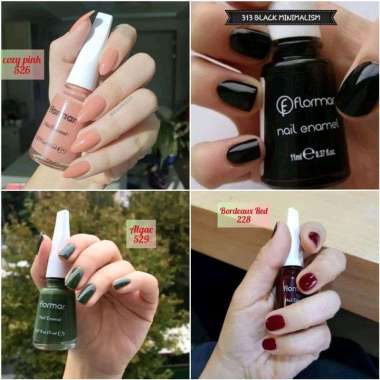 Kutek Halal Flormar Muslimah Nail Enamel Part 4 425 Soft Purple