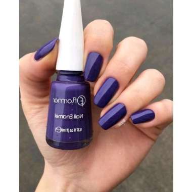 Kutek Halal Flormar Muslimah Nail Enamel Part 4 425 Soft Purple