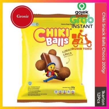 Chiki Snack Balls Choco 200Gr Grosir 1 Karton 12Pcs