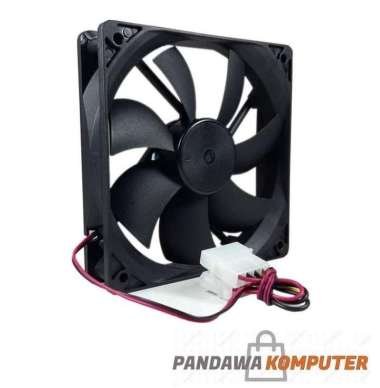 Kipas Cooling Fan Case Casing 12 CM Hitam CPU Komputer Desktop 12cm