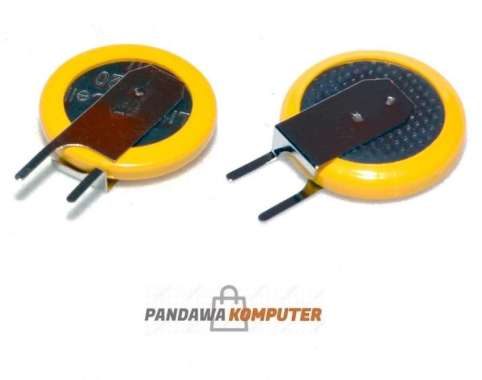 Baterai CMOS Laptop CR1220 3V 2 Pin Kaki 12mm Battery Solder CR 1220