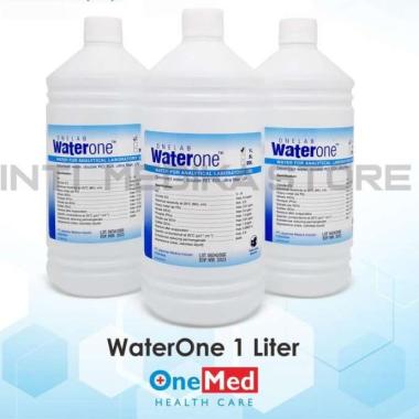 ONEMED - WaterOne 1 Liter | Pure Water | Aquadest | Air Tabung Oksigen