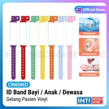 ONEMED - ID Band Bayi / Anak / Dewasa | Gelang Pasien One Med Dewasa,Pink