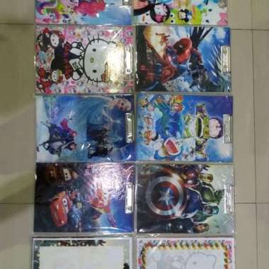 Clipboard fancy karakter/ papan ujian karakter/ papan jalan karakter