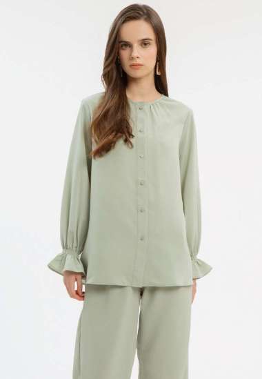 Minimal BB Ghiana Blouse Sage Green S Sage Green