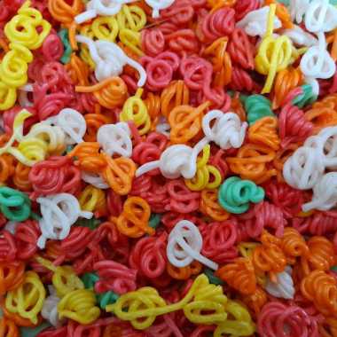 1kg kerupuk keong gelung mentah paling murah kiloan seblak