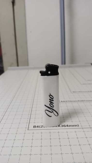 custom korek api cricket uv print nama logo 1 sisi