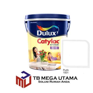 Dulux Catylac Interior Glow Putih 1501 4,5 kg | Cat Dinding Interior