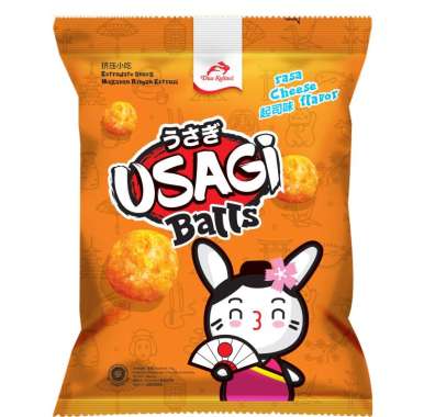 Chiki Usagi Balls Cheese 50G Dua Kelinci