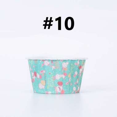 aiGooTan - ALAS MUFFIN (ISI 10) - Kertas Cup Cake Paper Cupcake Kue Bolu Roti Wadah Tempat Murah Med