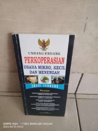 BUKU UU PERKOPERASIAN UMKM EDISI TERBARU