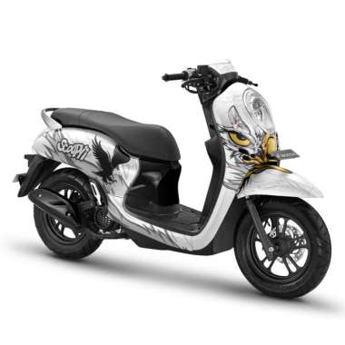 Stiker Full body Decal Scoopy Prestige 2020 - 2023 Elang - Eagle Putih