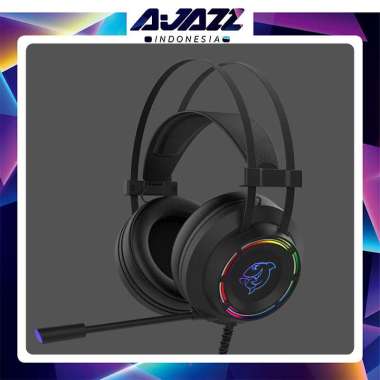 Ajazz x Douyu Headphone DHG160 Soft Earpads Mic - Garansi 1 Tahun Pink