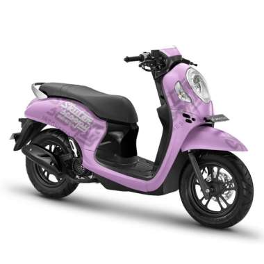 Decal Stiker Full body Scoopy 2021 2023 2022 2020 Skuter Indonesia ungu muda