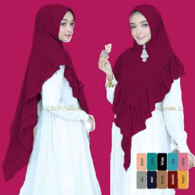 Khimar Murah Carla Syari Tutorial / Khimar Instan / Pet Antem MAROON