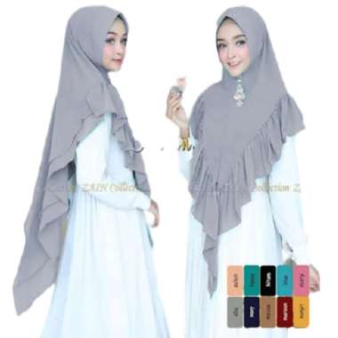 Khimar Murah Carla Syari Tutorial / Khimar Instan / Pet Antem ABU