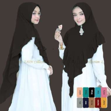 Khimar Murah Carla Syari Tutorial / Khimar Instan / Pet Antem HITAM