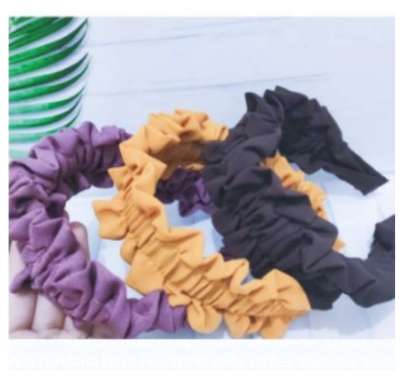BANDO NAGITA SLAVINA/ BANDO RUFFLE / BANDO KOREA / BANDANA SCRUNCHIE / Bando Kerut / BANDO RUFFLES N