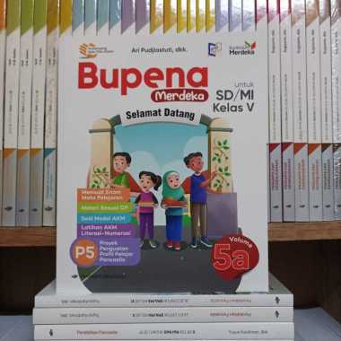 Bupena Merdeka kelas 5 SD Volume 5 A Kurikulum Merdeka Erlangga